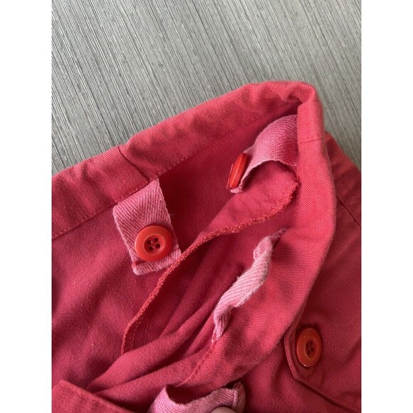 Vintage Y2K Red UFO Retro Pants Rave Parachute Hip Hop Streetwear 90’s M - Picture 5 of 10